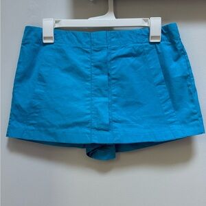 NWT Urban Outfitters Skort Electric Blue 100% Cotton Size‎ Medium
